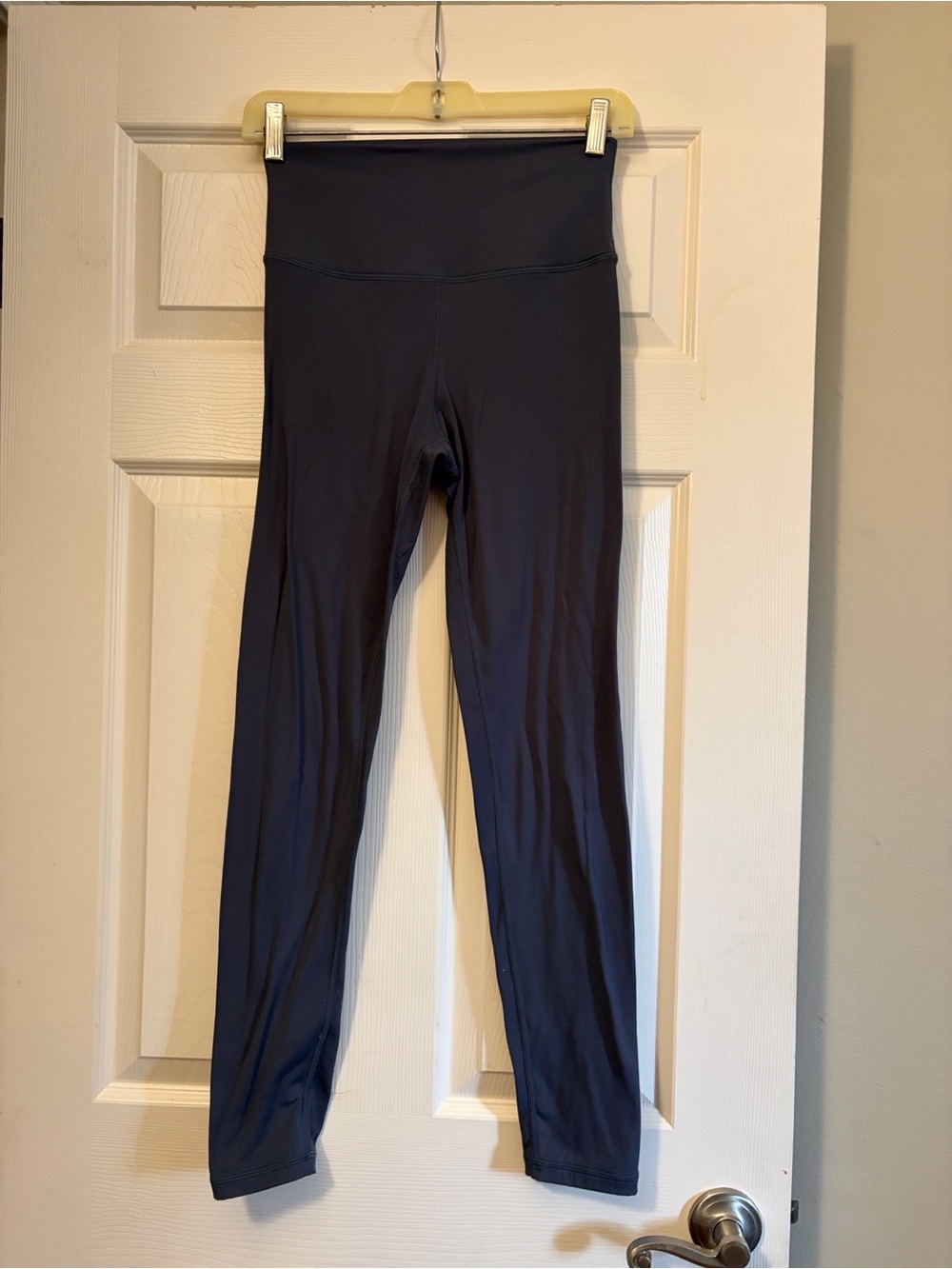 Quince High-Waist Leggings - Charcoal Gray